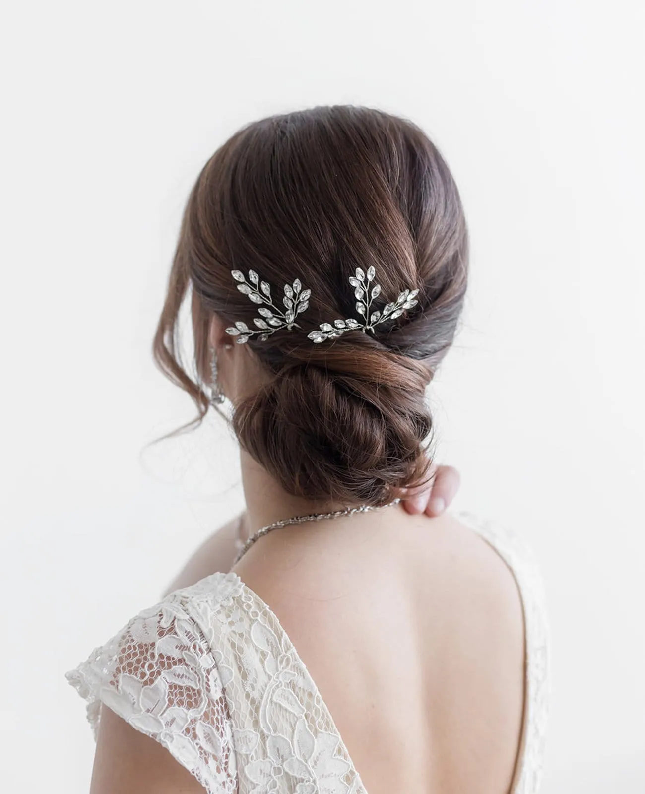 Candace Crystal Hairpin Set of 2