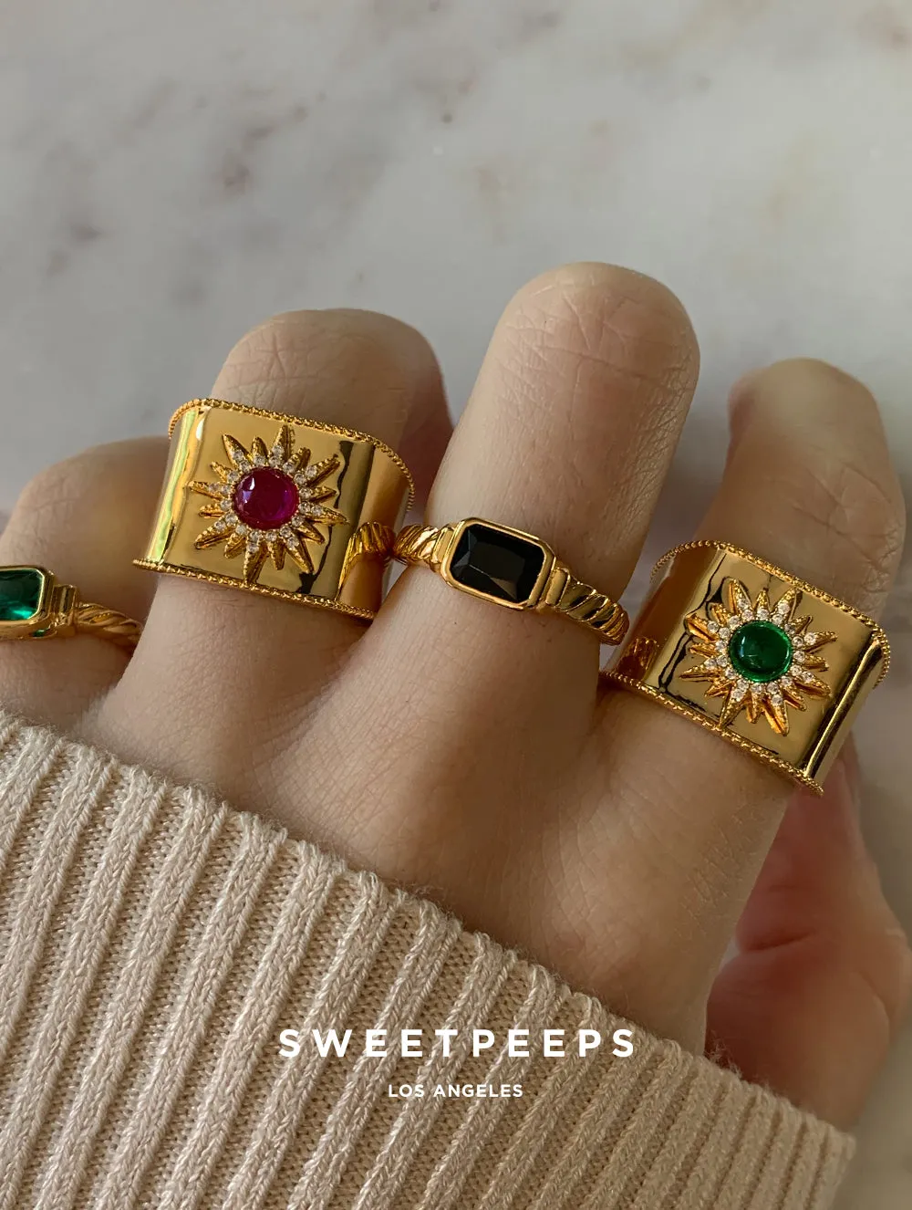 Celestial Starburst Ring