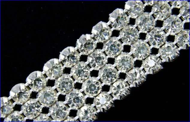 CHOKER NECKLACE Rhinestone Crystal by Crystal wedding uk