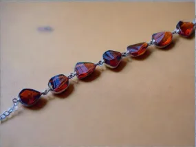 Chunky Cherry Baltic Amber Bracelet