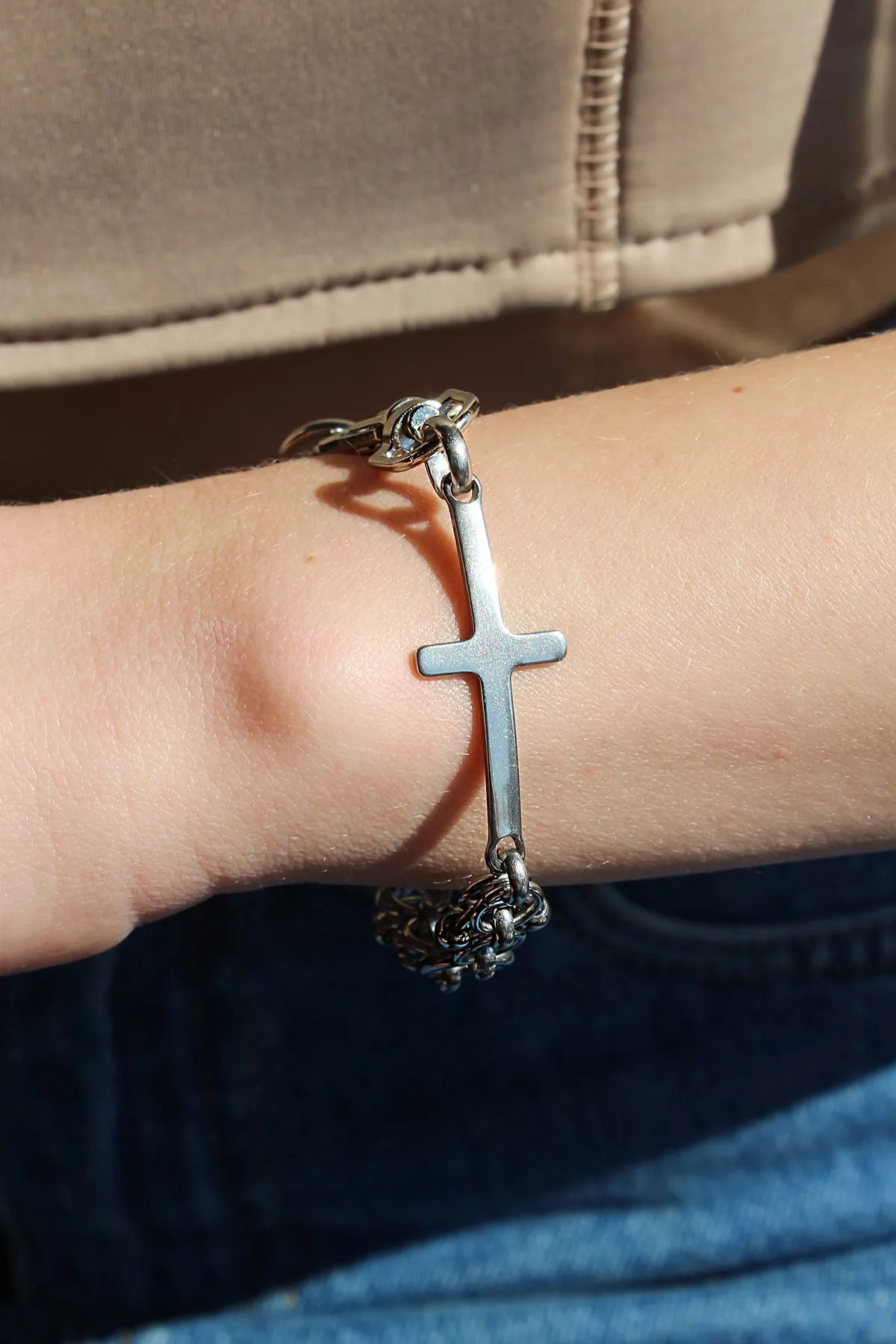 Chunky Silver Bracelet