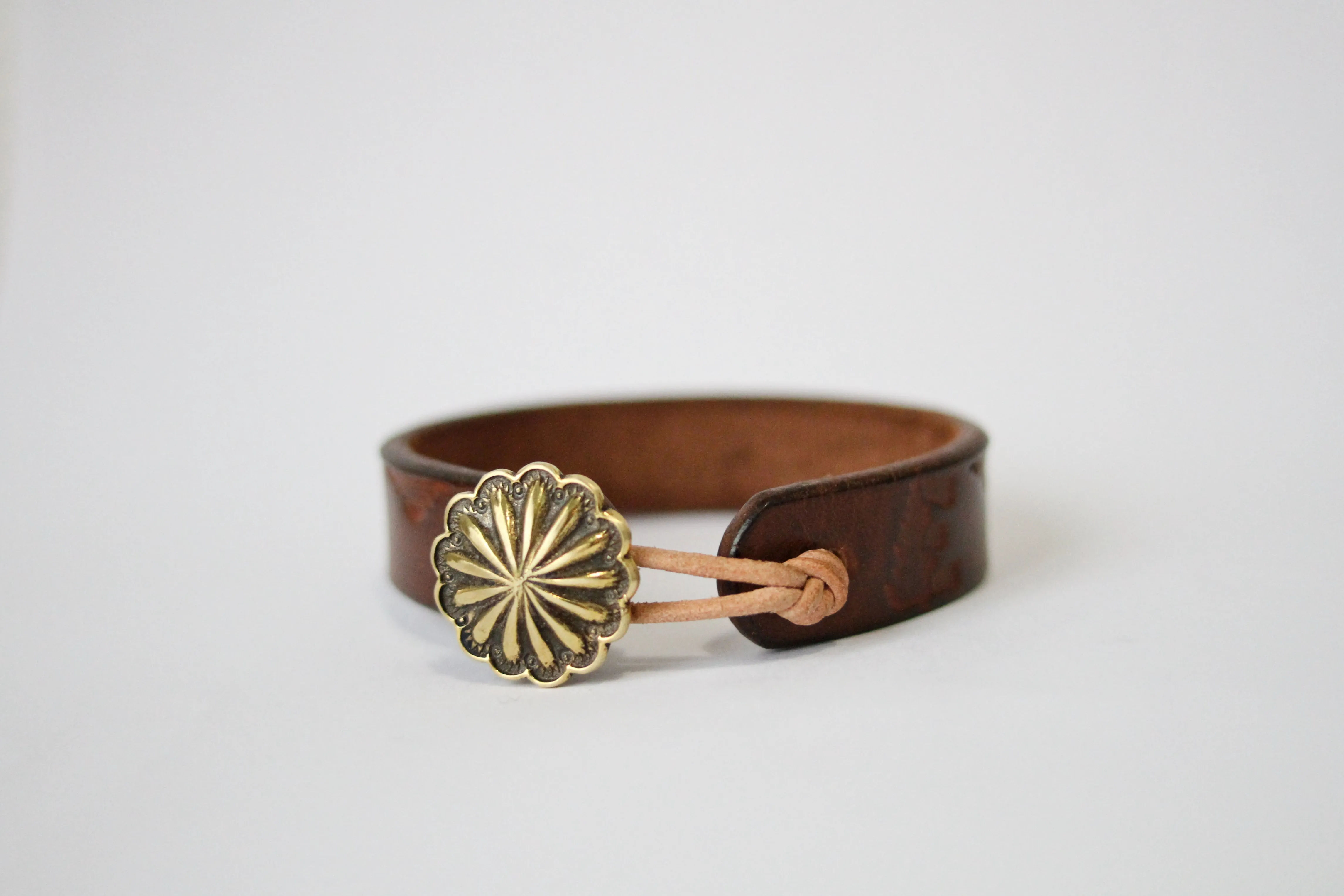 Concho Cuff (Brass or Sterling Silver)