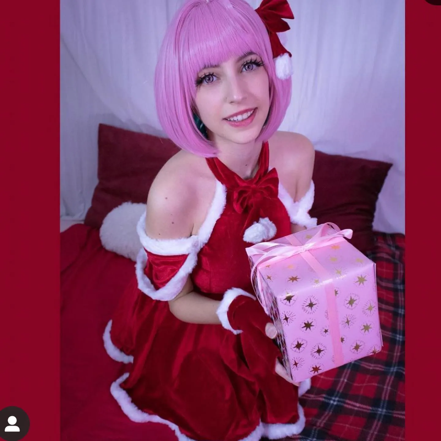 COSPLAY  Christmas suit （4-piece set  socks） KF82452