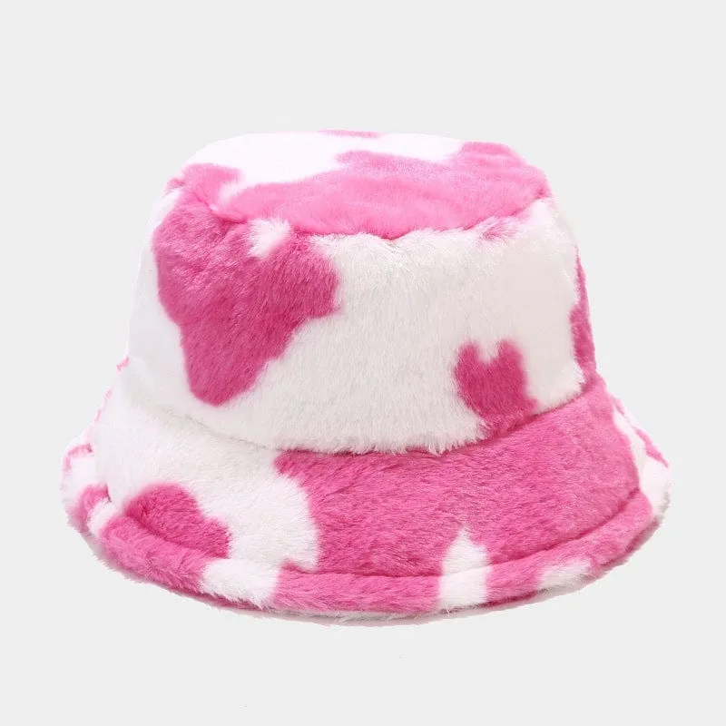 Cow fisherman warm hat
