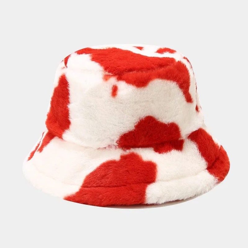 Cow fisherman warm hat