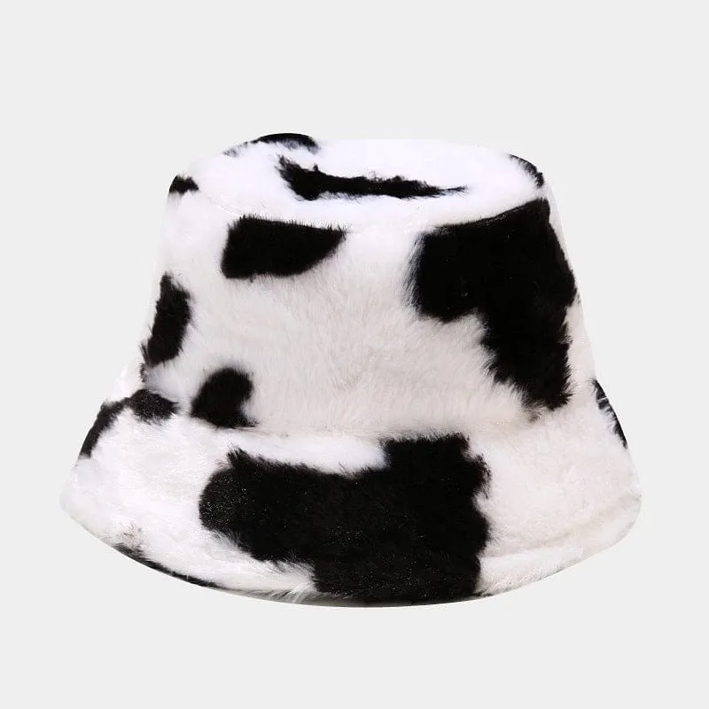 Cow fisherman warm hat