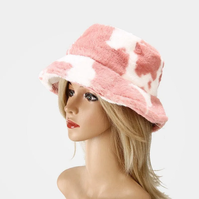 Cow fisherman warm hat