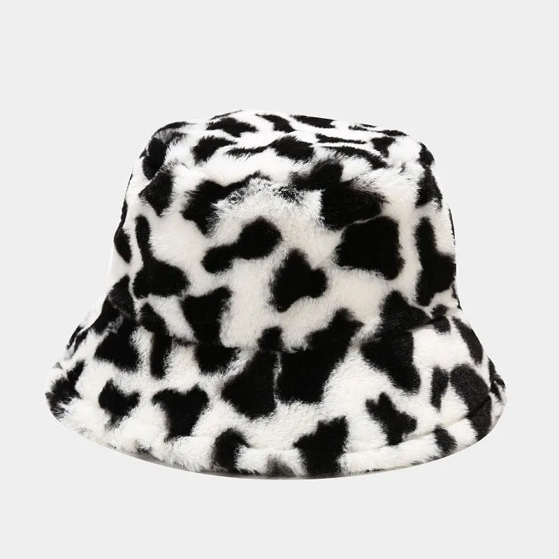 Cow fisherman warm hat