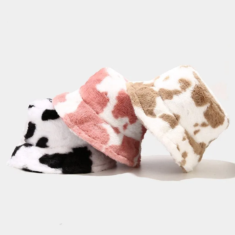 Cow fisherman warm hat