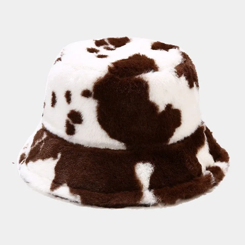 Cow fisherman warm hat
