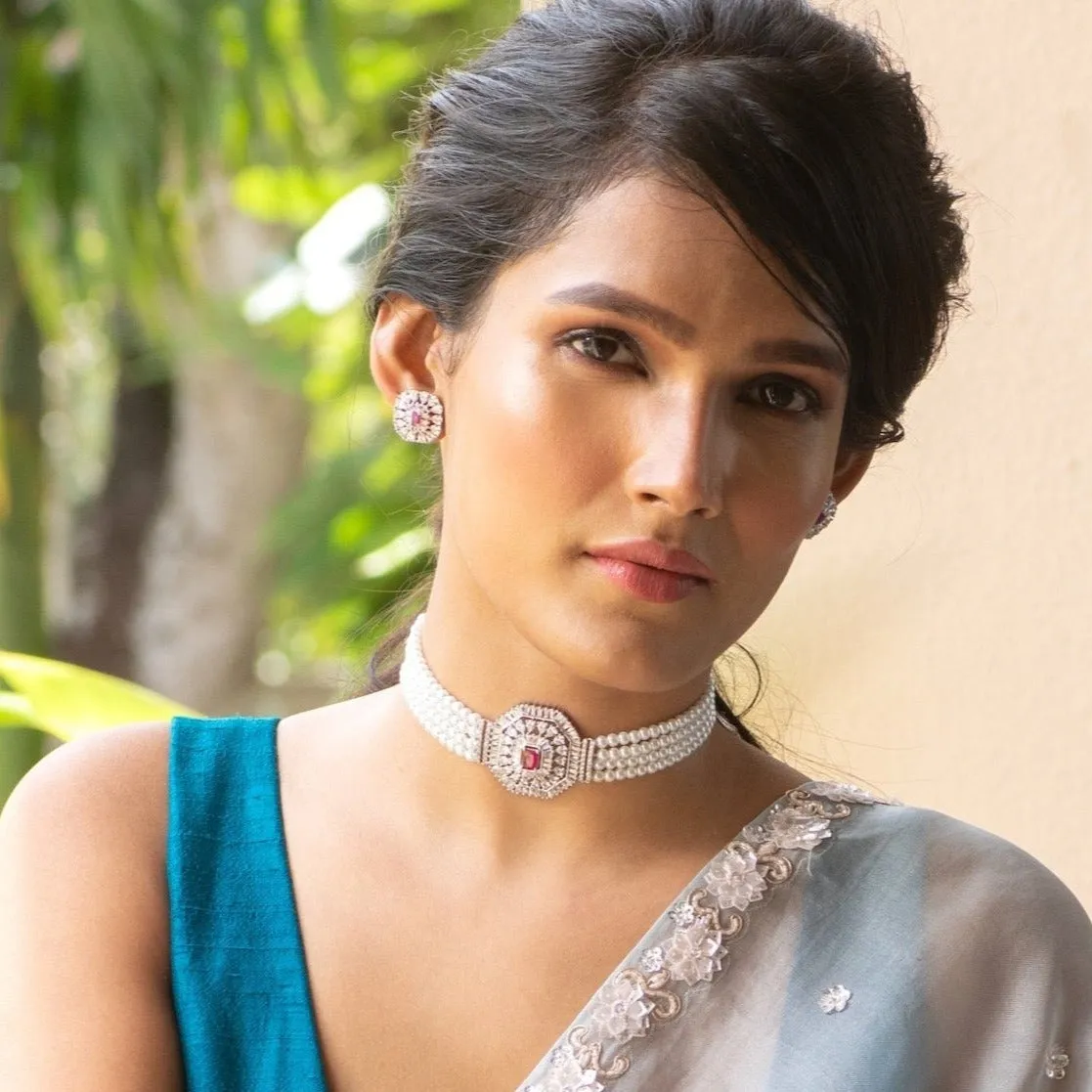 Cyne Nakshatra CZ Choker Set