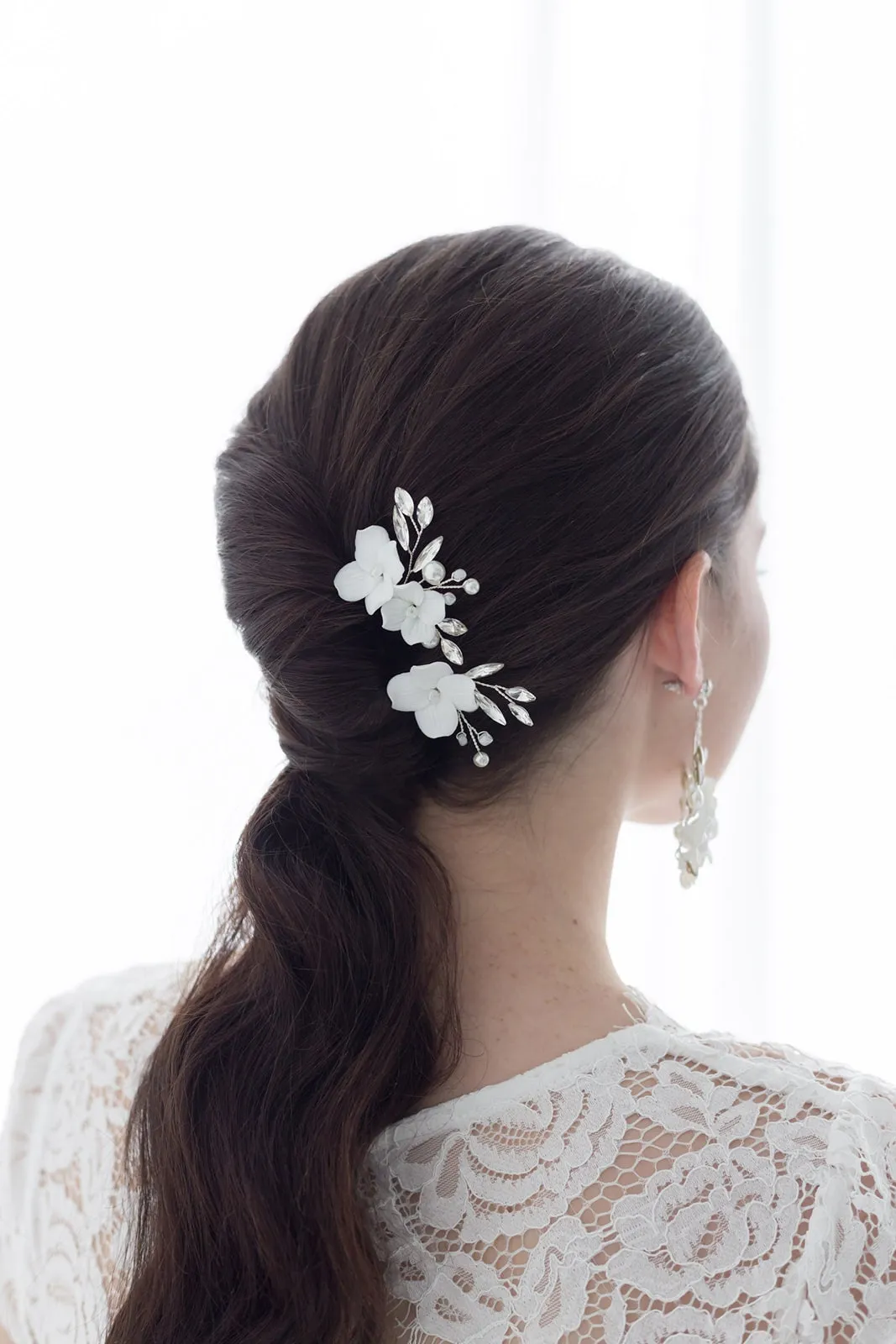 Danielle Flower Hairpin Set of 2