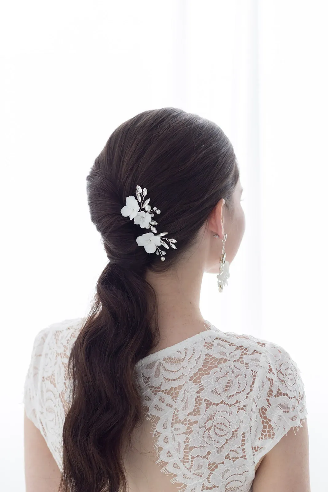 Danielle Flower Hairpin Set of 2