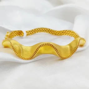 Deluxe Waves Bangle Bracelet