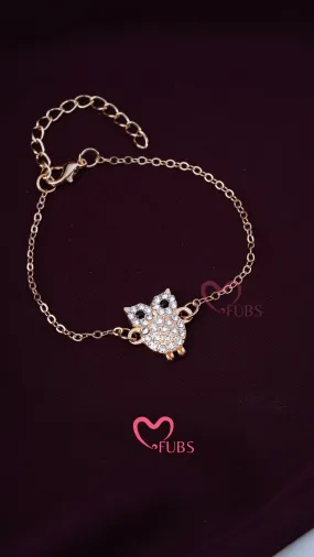 Diamond Owl Majesty Bracelet