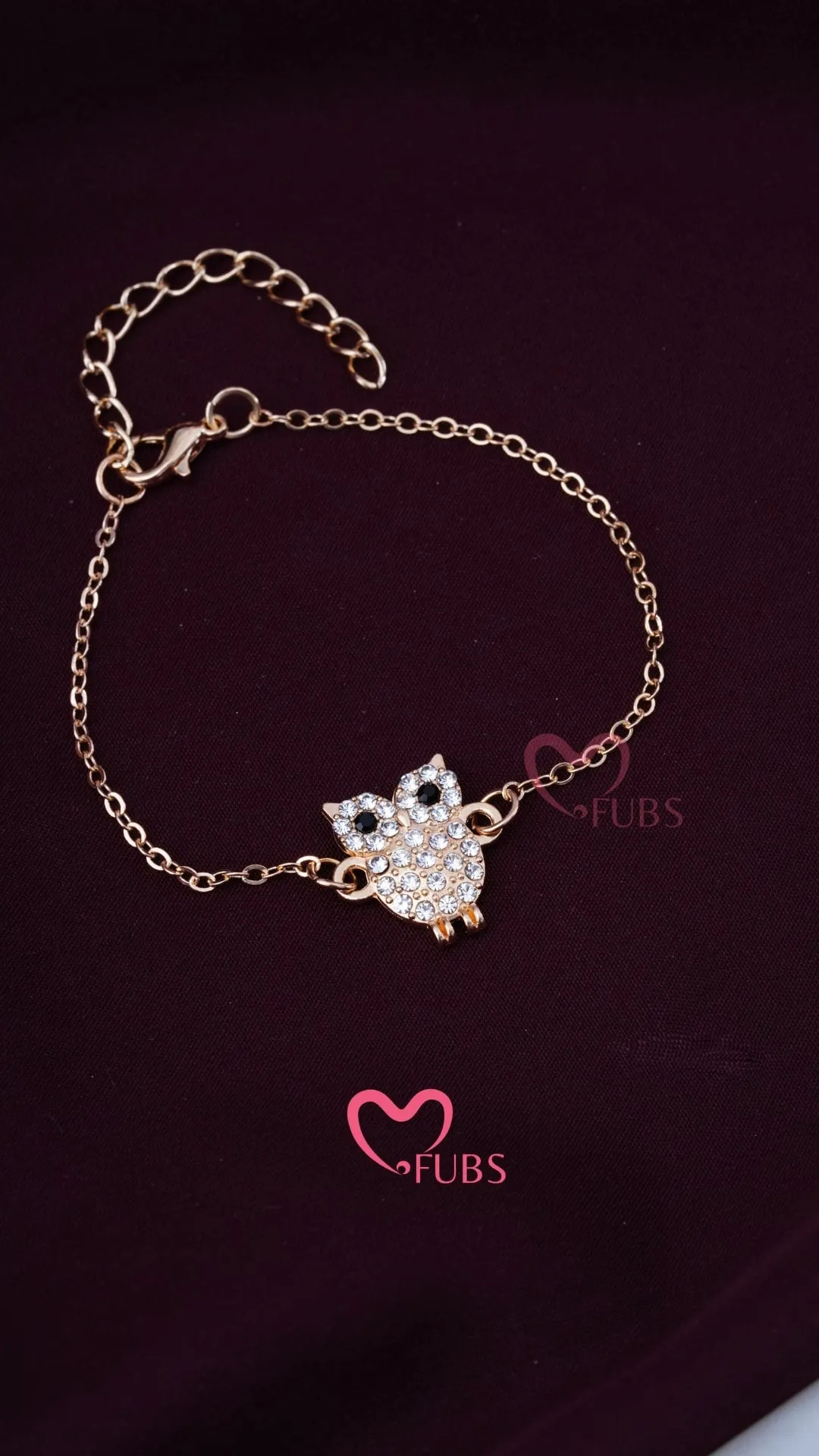 Diamond Owl Majesty Bracelet