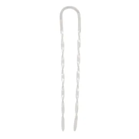 Effortless Twist Hair Pin in Silver - Large