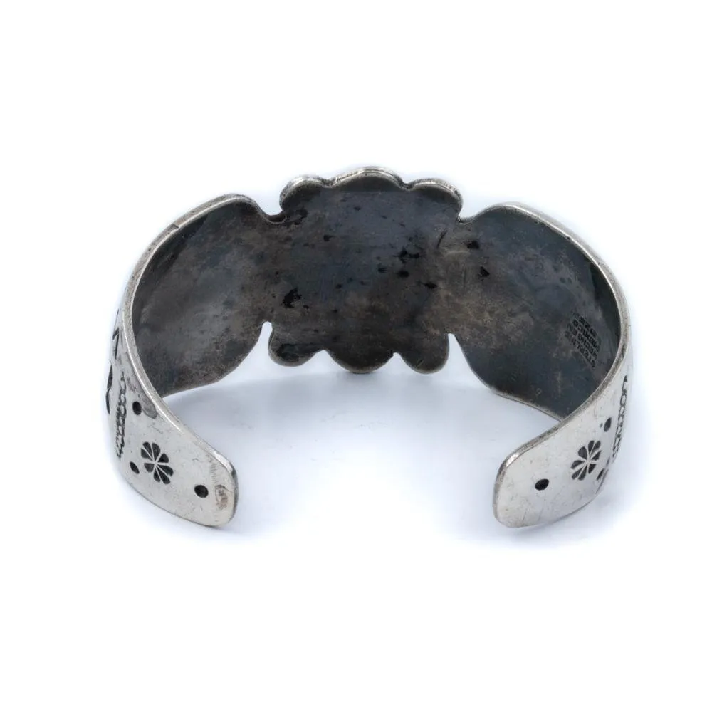 Elegant 1970's Leaf  Cuff
