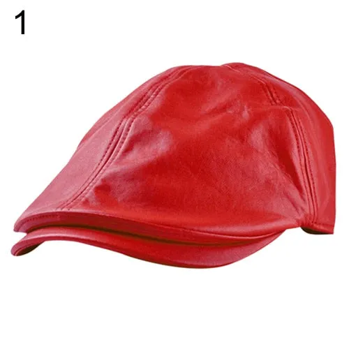 Fashion Men Women Plaid Cotton Flat Cap Summer Spring Sun Hat Adjustable Cotton Newsboy Ivy Adjustable Beret Cap