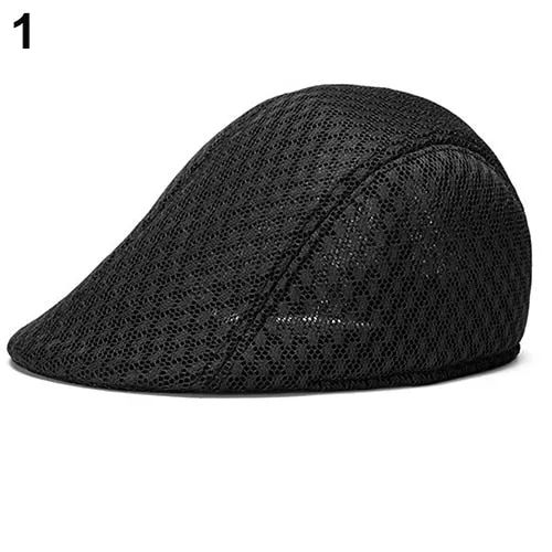 Fashion Men Women Plaid Cotton Flat Cap Summer Spring Sun Hat Adjustable Cotton Newsboy Ivy Adjustable Beret Cap