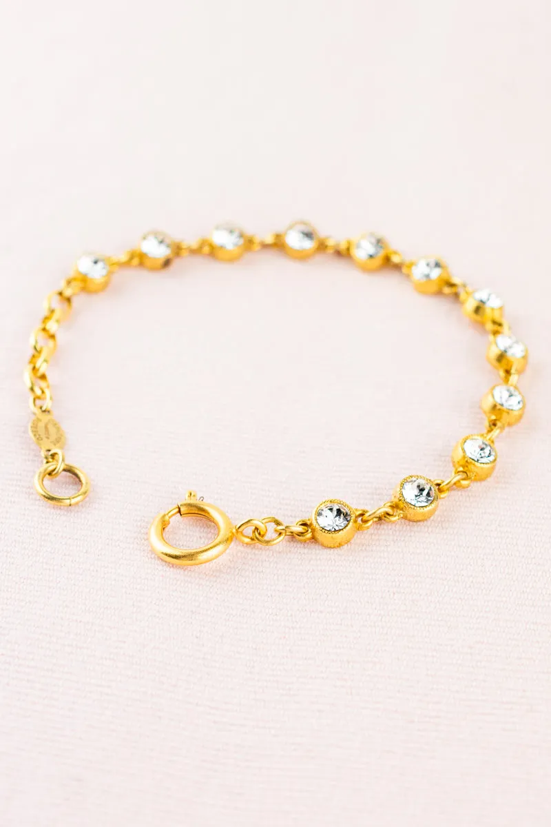 French Rhinestone Crystal Bracelet
