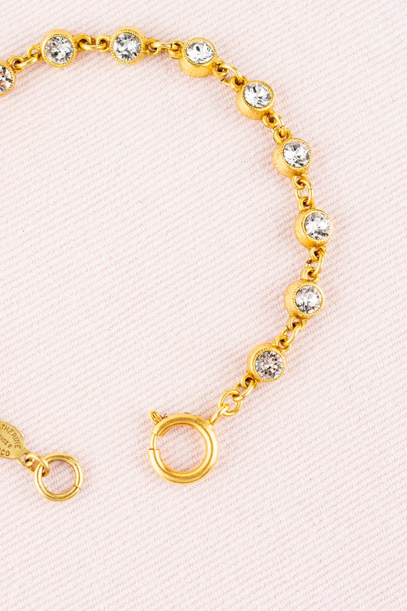 French Rhinestone Crystal Bracelet