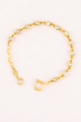 French Rhinestone Crystal Bracelet