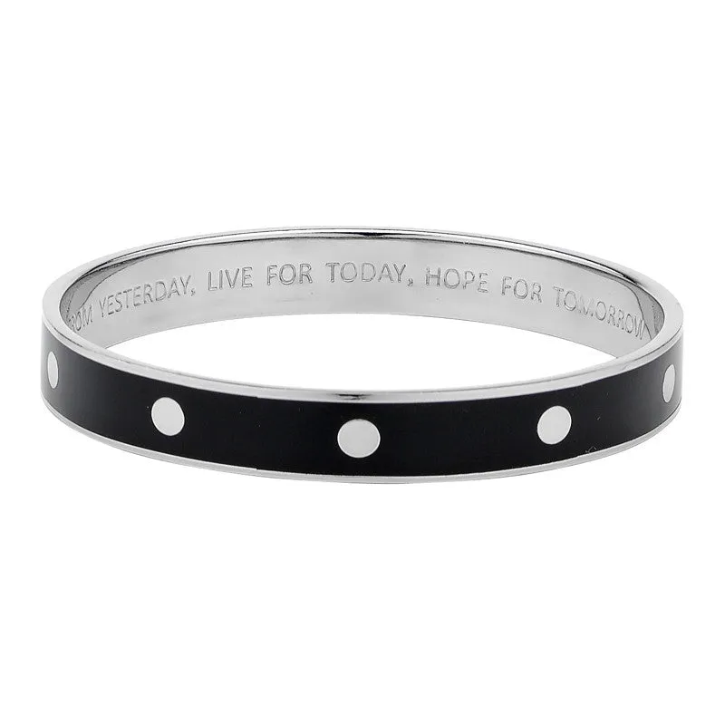 GEORGINI CANDY BLACK 10MM BANGLE