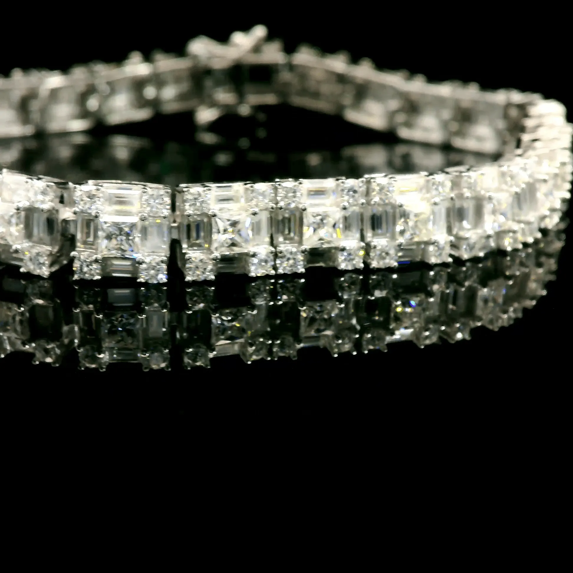 Glacier Link Tennis Bracelet