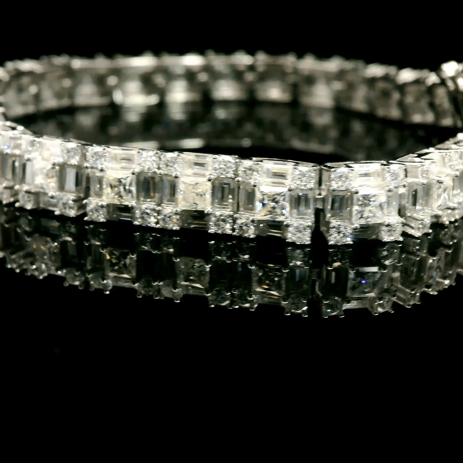 Glacier Link Tennis Bracelet