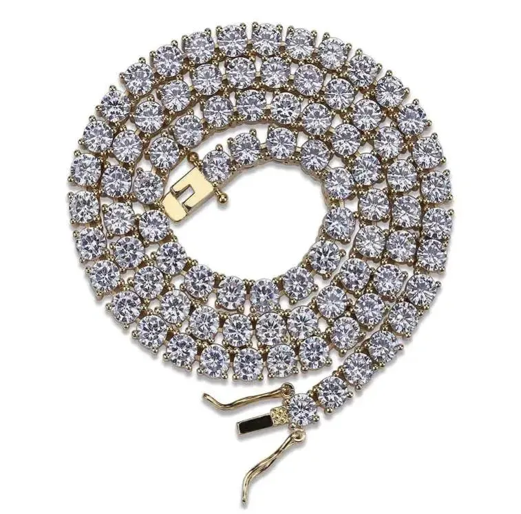 Glamorous 4MM 925 Silver Tennis Choker with Radiant Cubic Zirconia