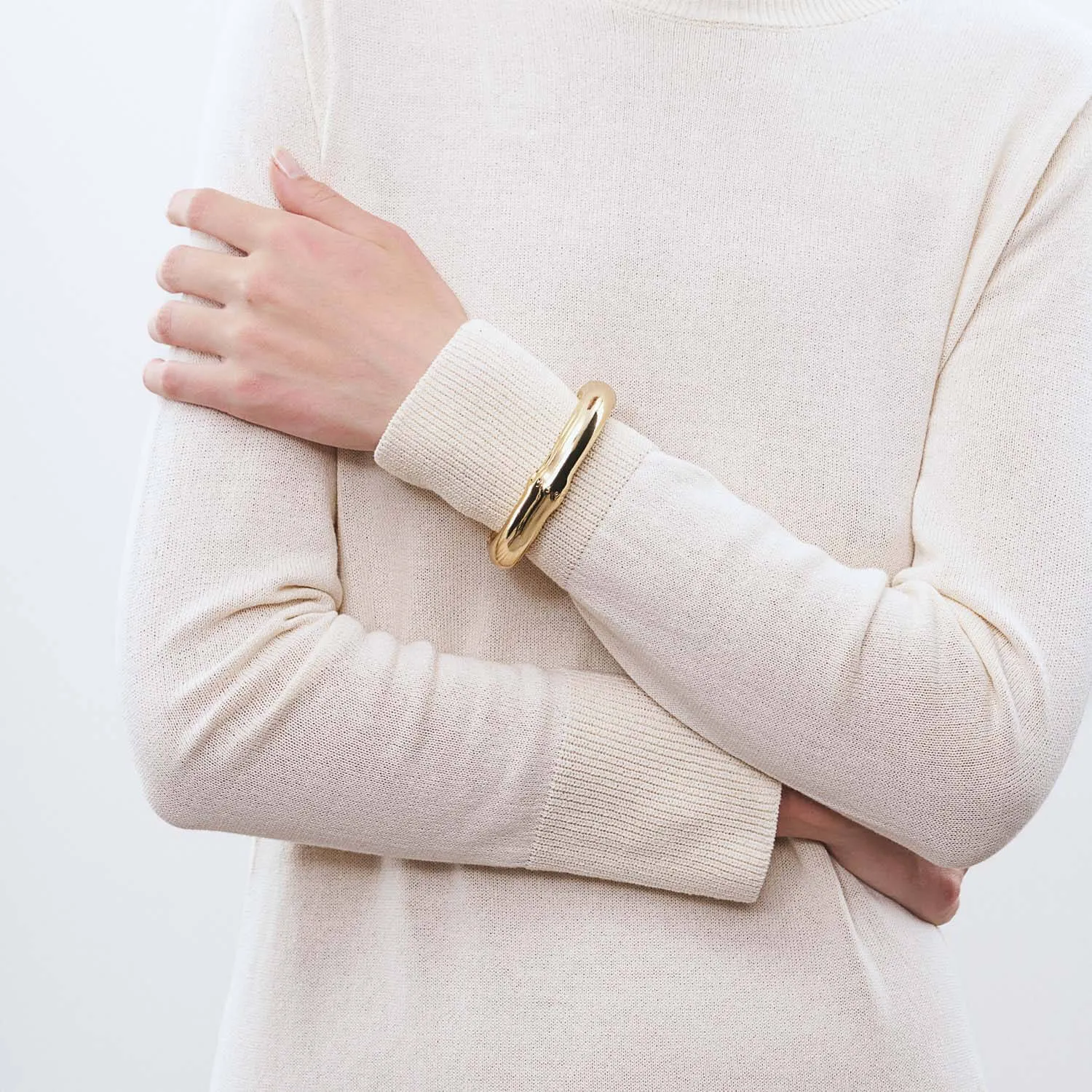 Gold Bamboo Cuff