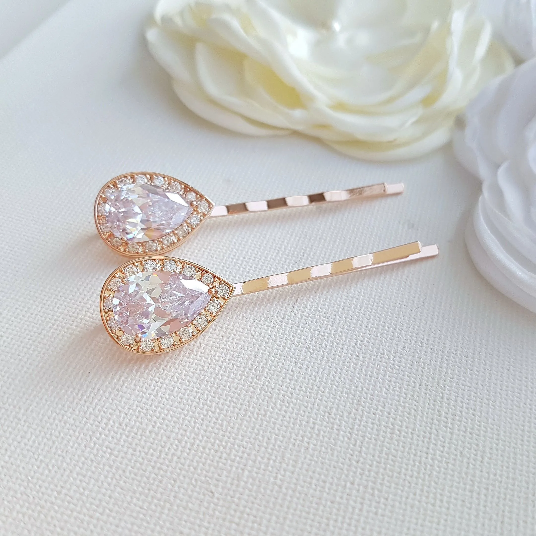 Gold Bridal Hair Pins- Evelyn