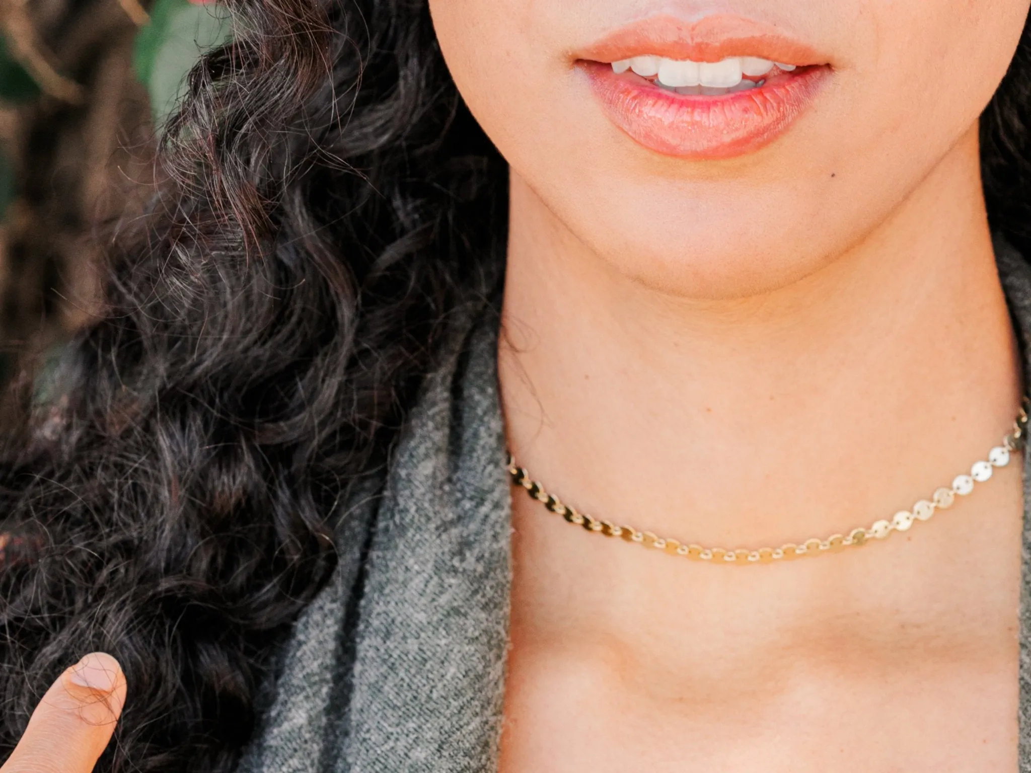 Gold Disc Choker