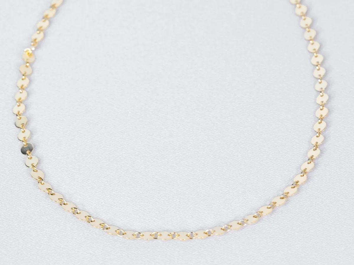 Gold Disc Choker