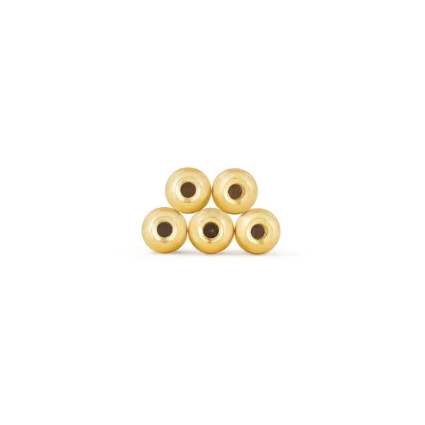 Gold Ear Barbell Ball Backs x 5