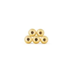 Gold Ear Barbell Ball Backs x 5