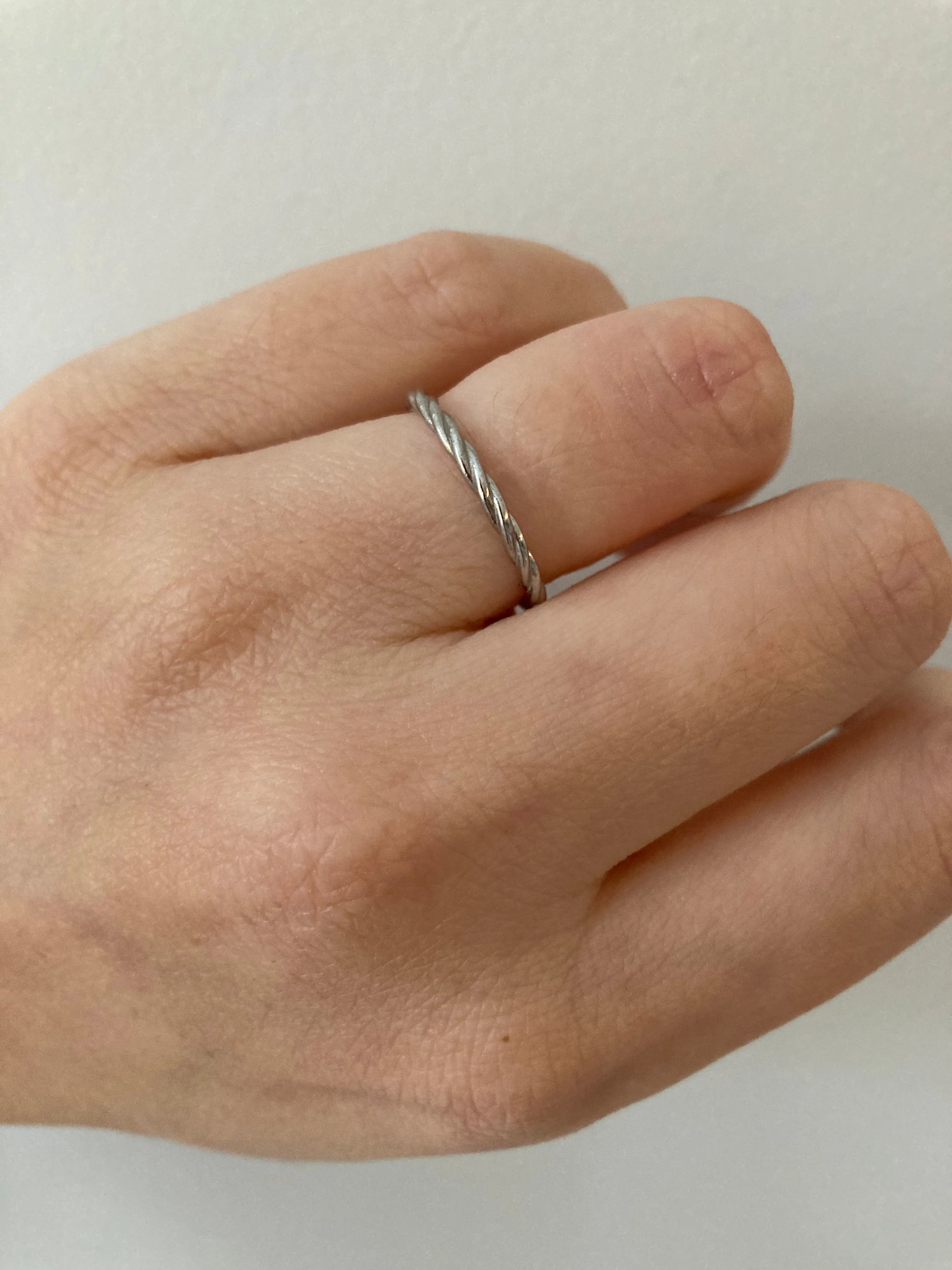 Gold Twisted Rope Ring