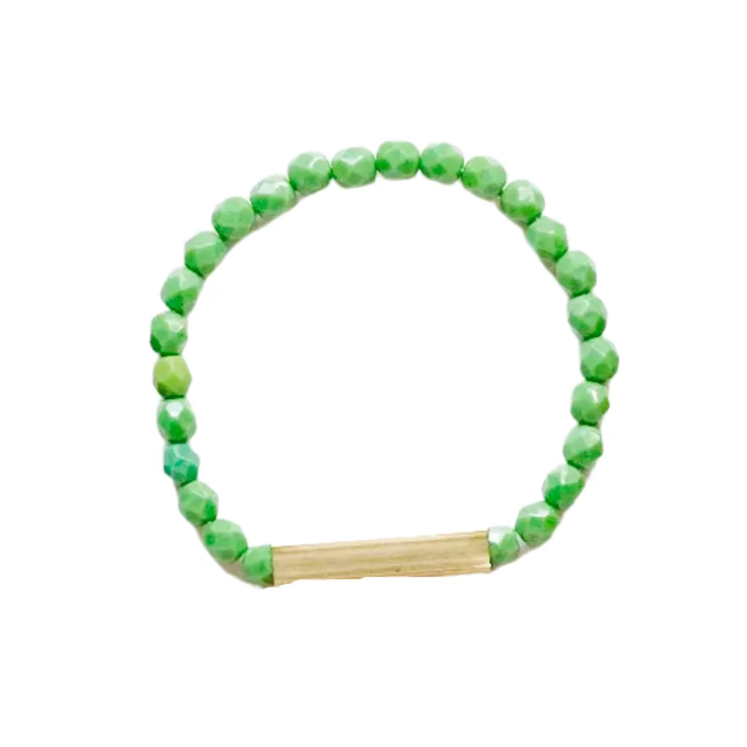 Green Bead Bracelet