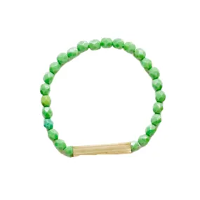 Green Bead Bracelet