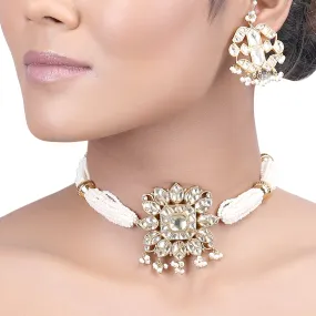 GULUBAND Navya CHOKER KUNDAN SET
