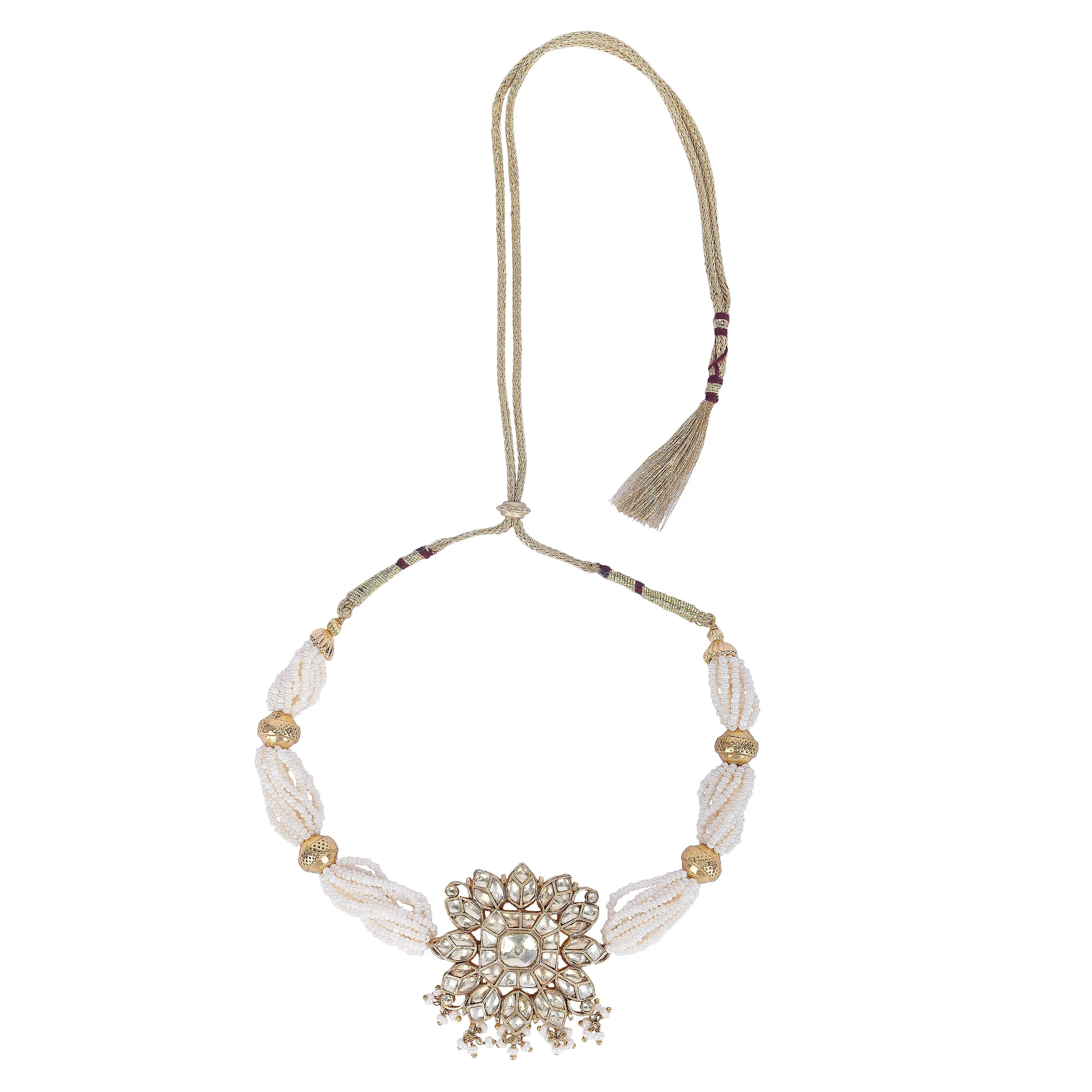 GULUBAND Navya CHOKER KUNDAN SET