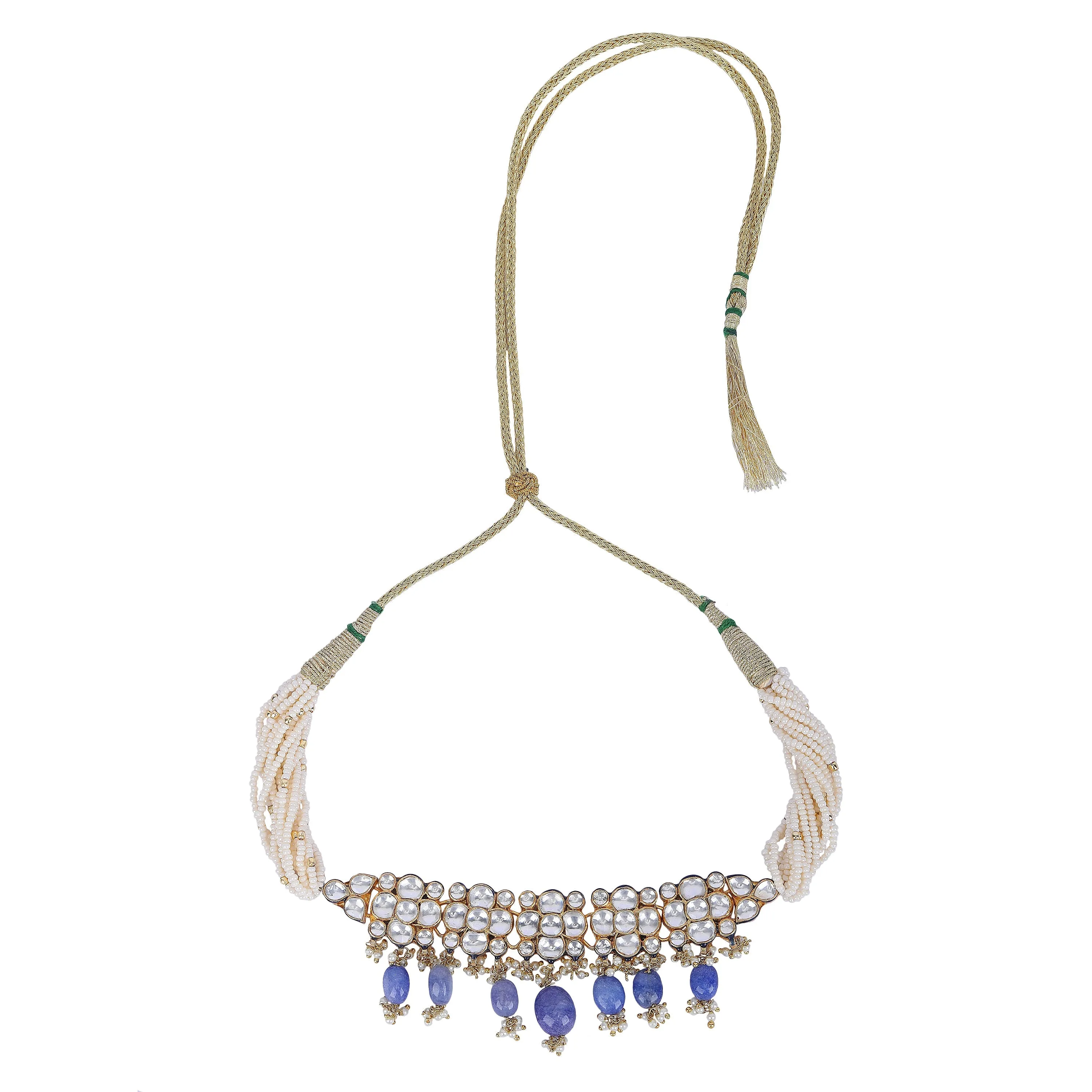 GULUBAND Nirmiti KUNDAN CHOKER SET