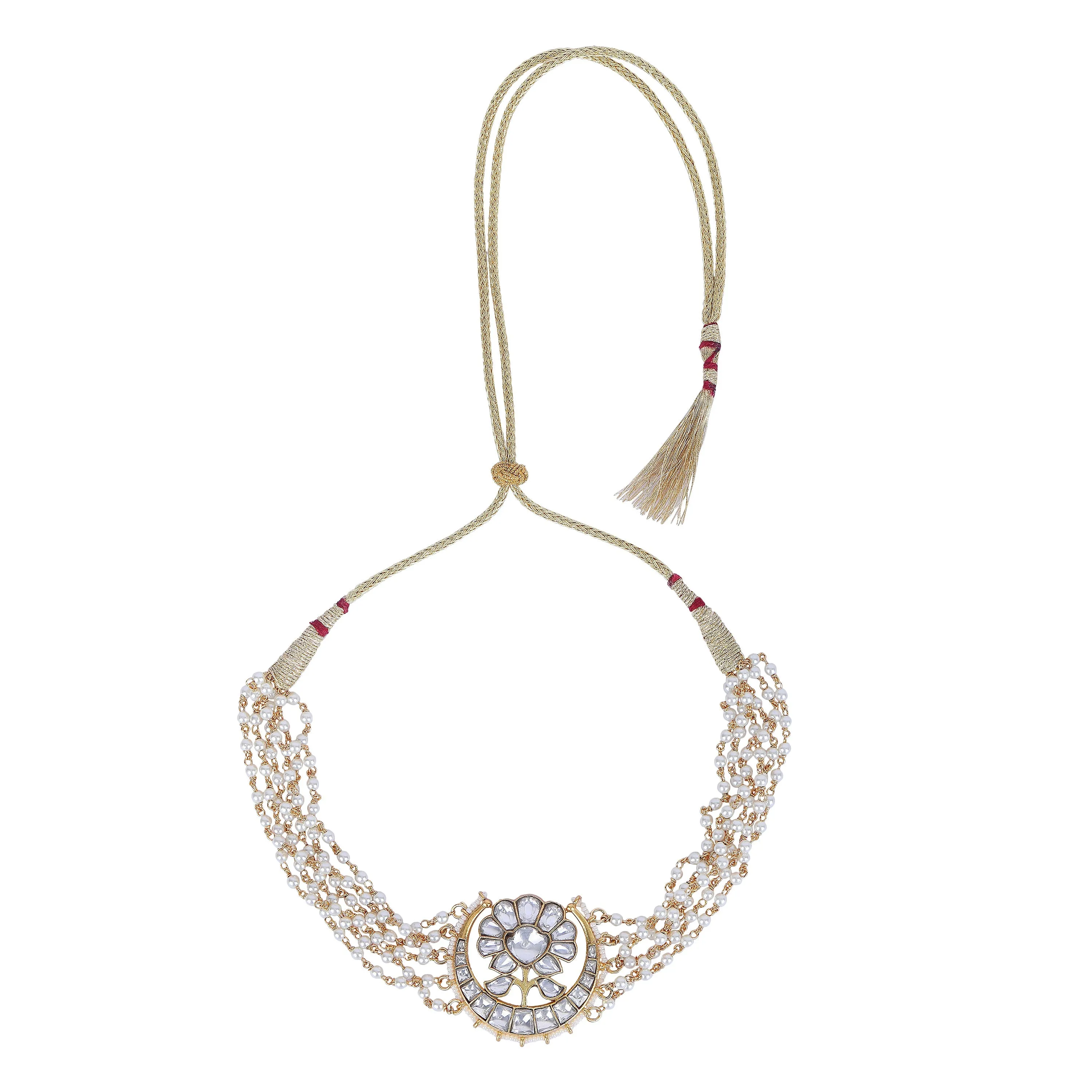 GULUBAND Zeena kundan choker set