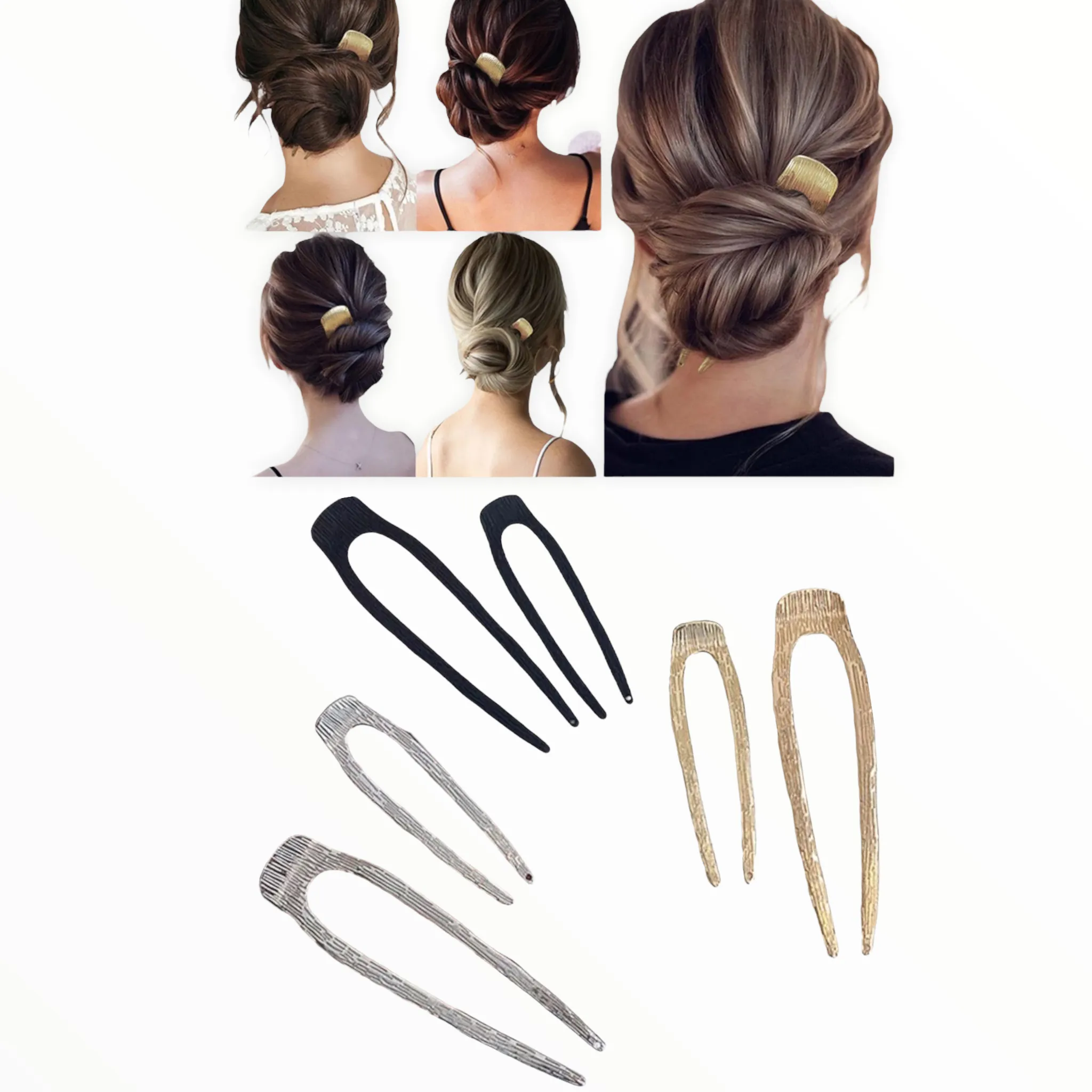 Hairpin Easy set 2 stuks voor een perfect opsteekkapsel