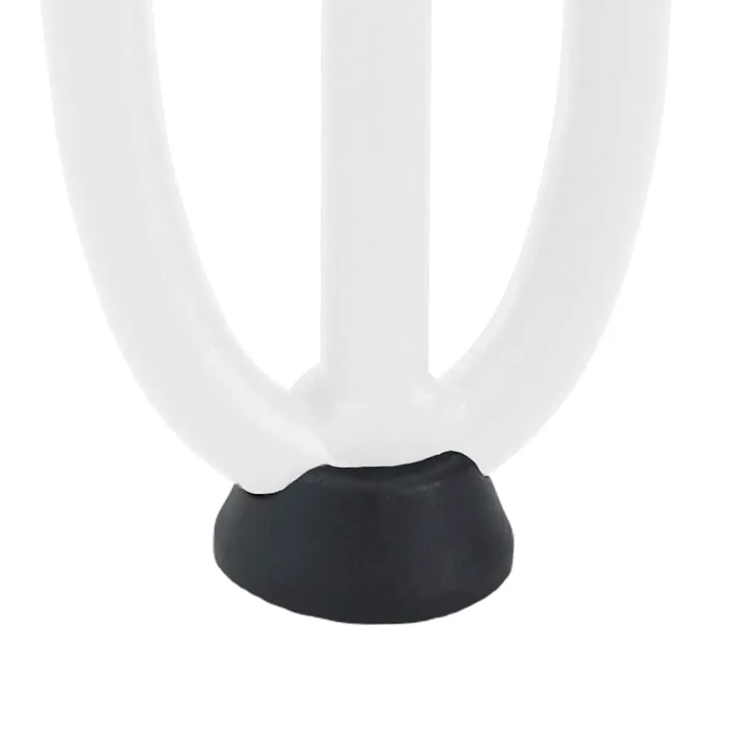 Hairpin Table Legs 4 pcs White 30 cm Solid Steel