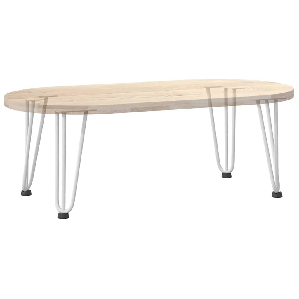 Hairpin Table Legs 4 pcs White 30 cm Solid Steel
