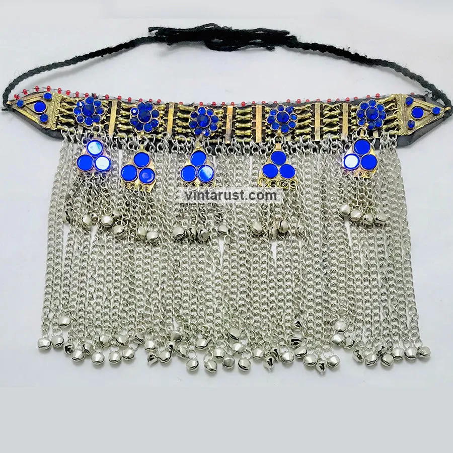 Handmade Kuchi Choker Necklace With Long Bells