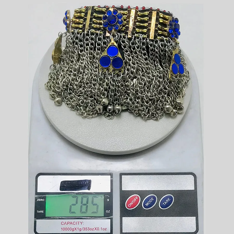 Handmade Kuchi Choker Necklace With Long Bells