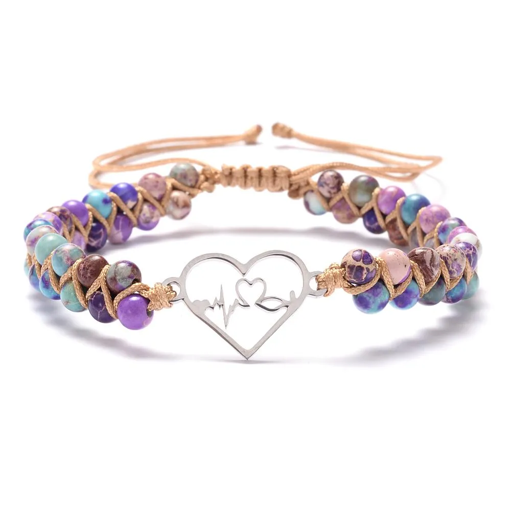 Heartbeat Charm Healing Bracelet